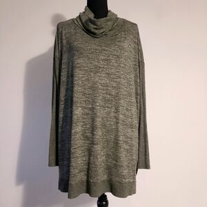 Olive green Cowl neck sweater Size 3X